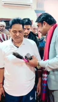 Man from Vadodara walking again after 12 years at Keru Dham